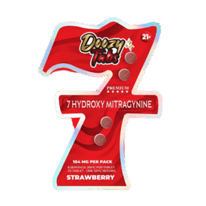 Doozy Tabs 4ct 7OH Chewable Tabs Strawberry 26mg per Tablet